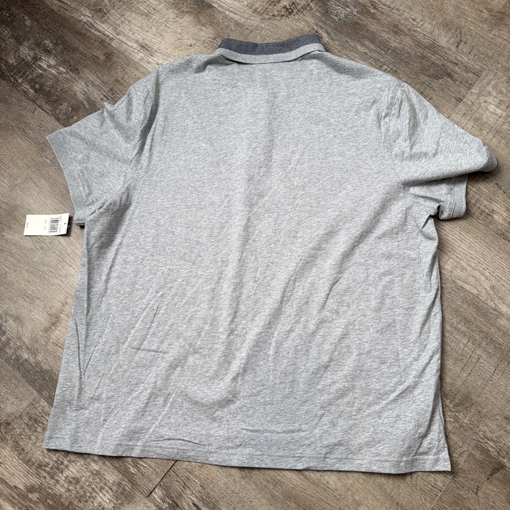 NEW MICHAEL KORS mens polo SIZE XXL heather GRAY NWT soft - Picture 11 of 11